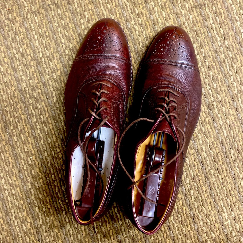 Wilkes Bashford Italian Leather Dress Shoes